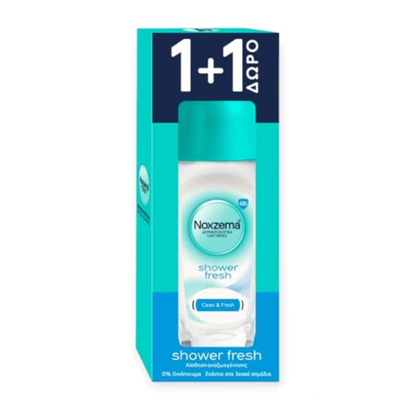 Roll-on Shower Fresh Noxzema Αποσμητικό Σώματος Roll On