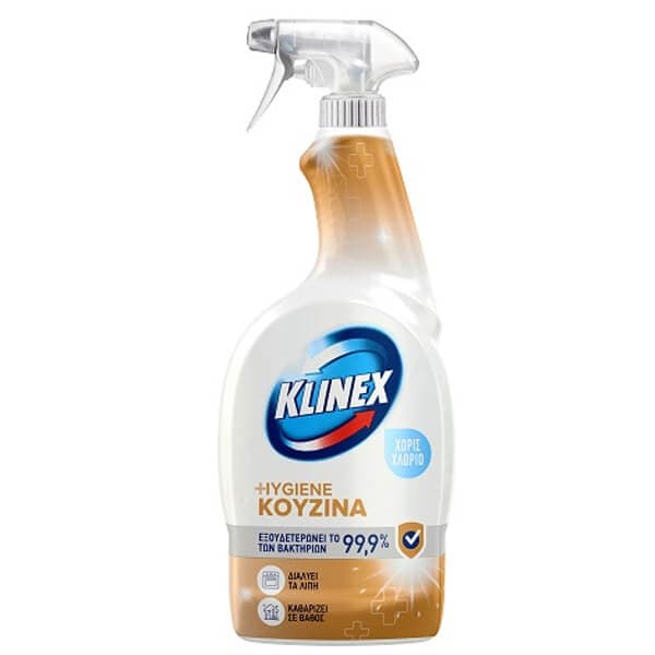Spray Hygiene Klinex Κουζίνα Πορτοκάλι 750ml Καθαριστικό Κουζίνας