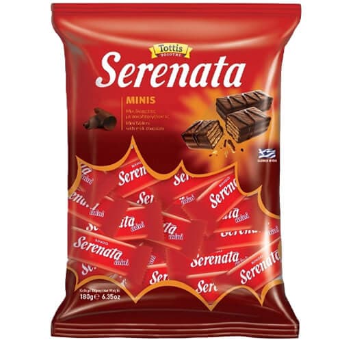 Γκοφρέτα Mini Σοκολάτα Γάλακτος Serenata Σοκολατοειδή