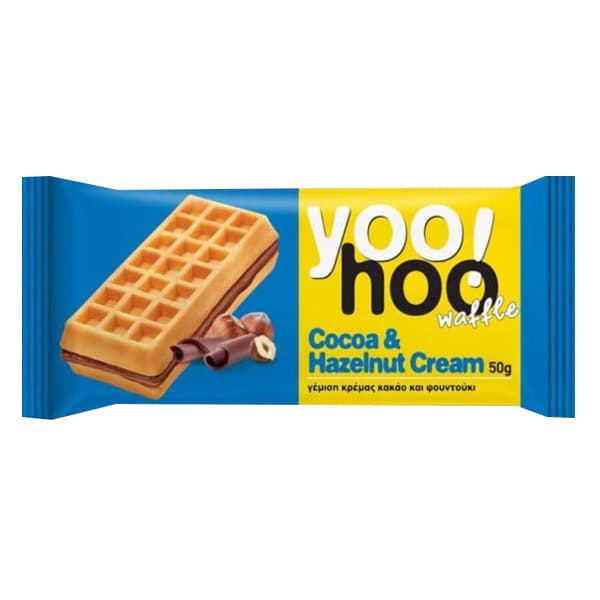 Βάφλα Κακάο Φουντούκι Yoohoo Βάφλα
