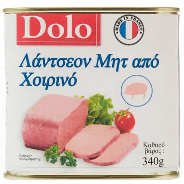 Luncheon Μεάτ Χοιρινό Dolo 340gr Κονσέρβες Κρέατος