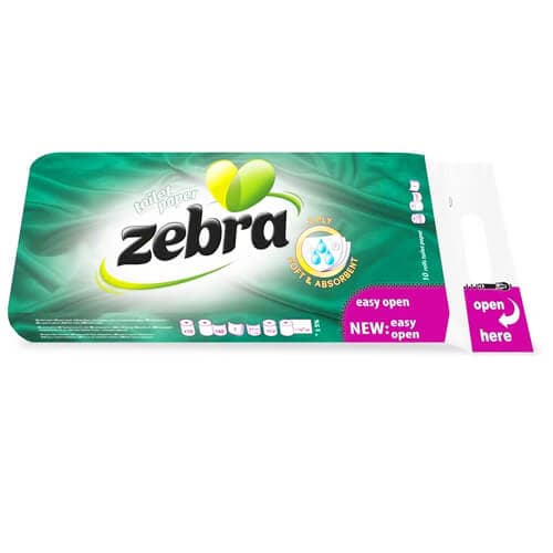 Χαρτί Υγείας Soft Economy Zebra Χαρτιά Υγείας