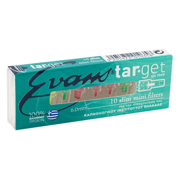 Πιπάκια Slim Target Evans Καπνικά