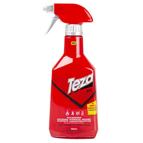 Spray Κατσαρίδες Μυρμήγκια Teza Εντομοκτόνο Spray