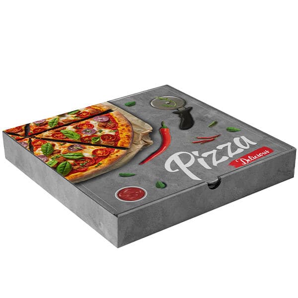 Κουτί Πίτσας Pizza Color Microwelle Κουτιά Πίτσας