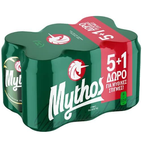 Μπύρα Κουτί Mythos Μπύρες