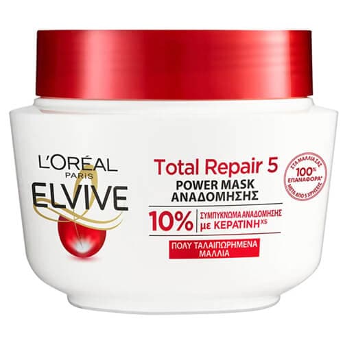Μάσκα Total Repair 5 Elvive ΜΑΣΚΕΣ ΜΑΛΛΙΩΝ