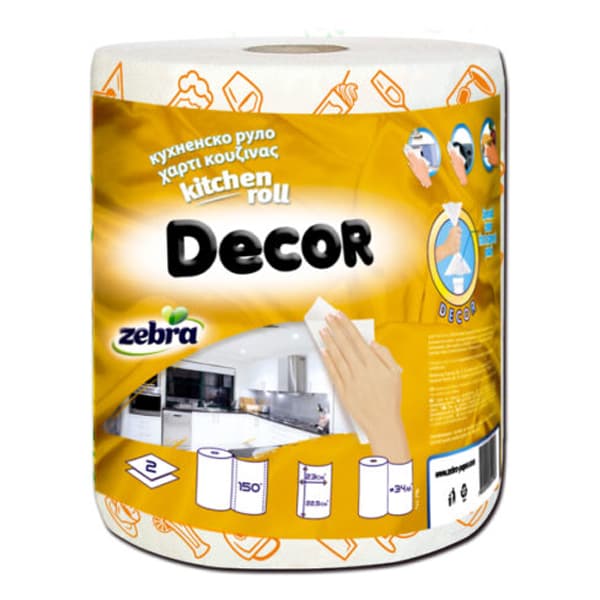 Χαρτί Κουζίνας Zebra Decor Χαρτικά