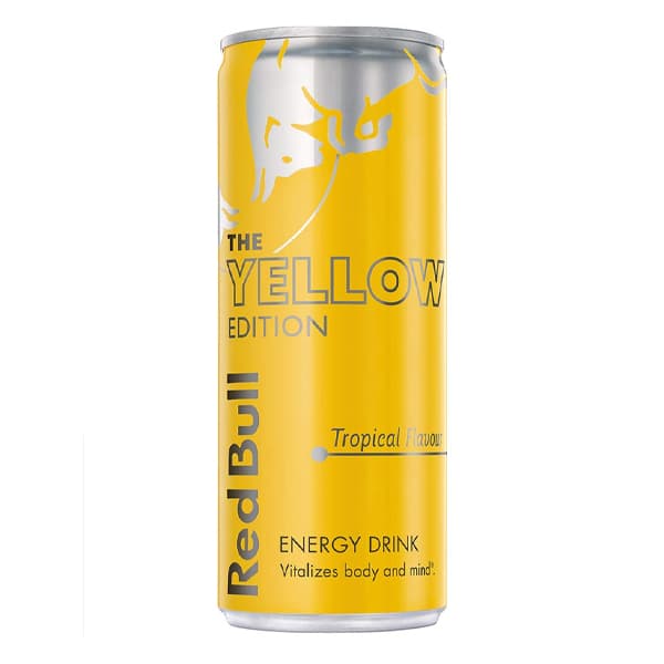Energy Drink Red Bull Yellow Energy Drinks