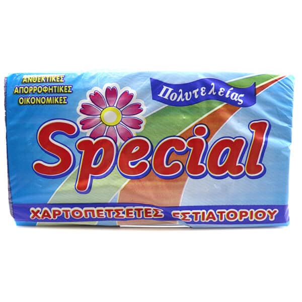 Χαρτοπετσέτες Special Μαύρη Κρίνος Χαρτοπετσέτες