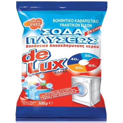 Σόδα Πλύσεως Σκόνη De Lux Καθαριστικό Πλύσεως