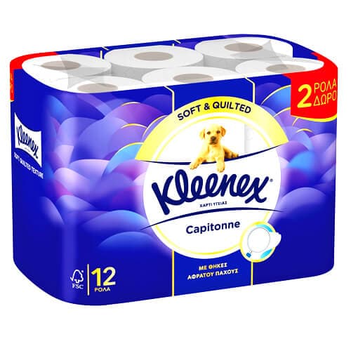 Χαρτί Υγείας Kleenex Capitonne Χαρτιά Υγείας