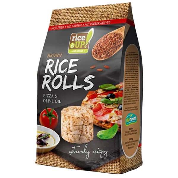 Ρυζογκοφρέτες Ολικής Pizza Rice Up Ρυζογκοφρέτες