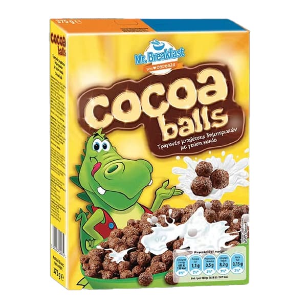 Δημητριακά Mr.Breakfast Cocoa Balls Δημητριακά