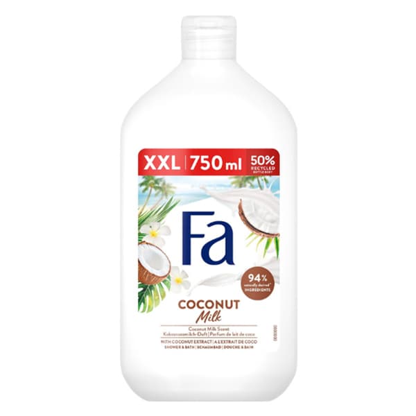 Αφρόλουτρο Coconut Milk Fa Αφρόλουτρα