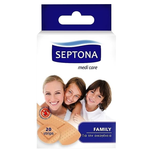 Septona Strips Medicare Οικογένεια Επιθέματα Τραυμάτων