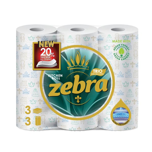 Χαρτί Κουζίνας Zebra Χαρτί Κουζίνας