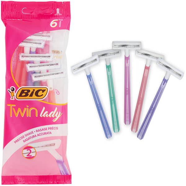 Ξυραφάκια Twin Lady Bic 6τεμ Γυναικεία