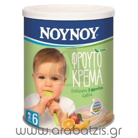 Φρουτόκρεμα 3 Φρούτα Νουνού Παιδικές Τροφές