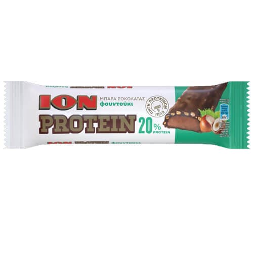 Protein Μπάρα Σοκολάτας Φουντούκι ΙΟΝ Μπάρα Δημητριακών