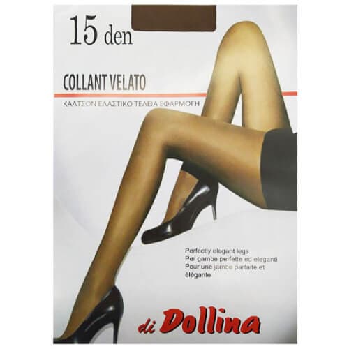 Καλσόν Lycra Velato Dollina Καραμέλ Καλσόν