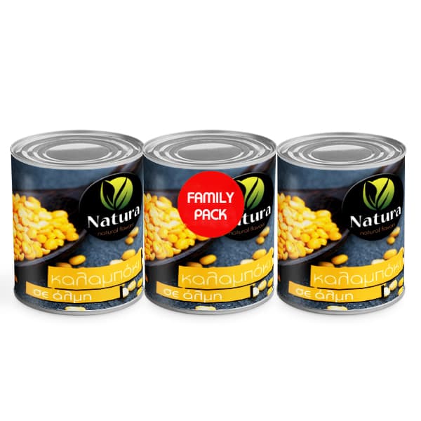 Καλαμπόκι Natura Family Pack Κονσέρβες Καλαμπόκι