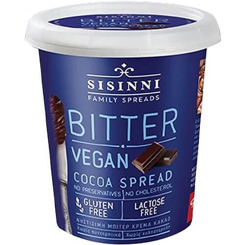 Κρέμα Κακάο Bitter Vegan Sisinni Πραλίνες