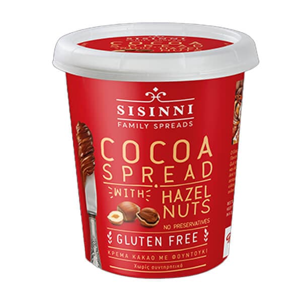 Κρέμα Κακάο με Φουντούκι Sisinni Πραλίνα