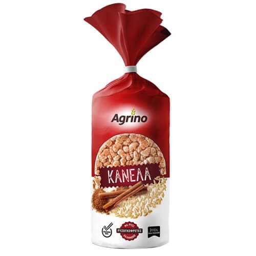 Ρυζογκοφρέτες Κανέλα Agrino Ρυζογκοφρέτες