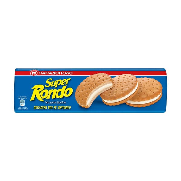 Rondo Βανίλια Παπαδοπούλου Μπισκότο Βανίλιας