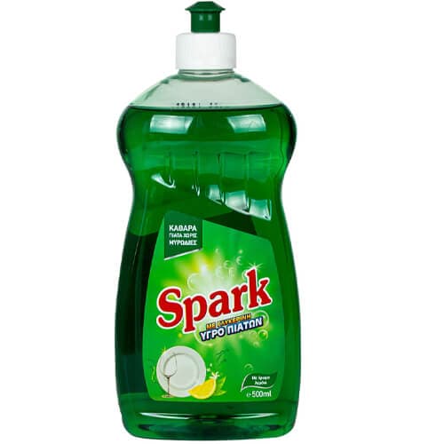 Υγρό Πιάτων Spark 500ml Λεμόνι Υγρό Πιάτων
