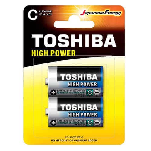 Μπαταρία C Αλκαλική Toshiba Μπαταρίες