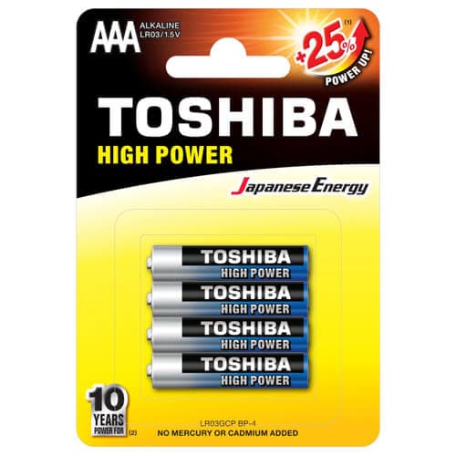 Μπαταρία Αλκαλική Aaa Toshiba Μπαταρίες