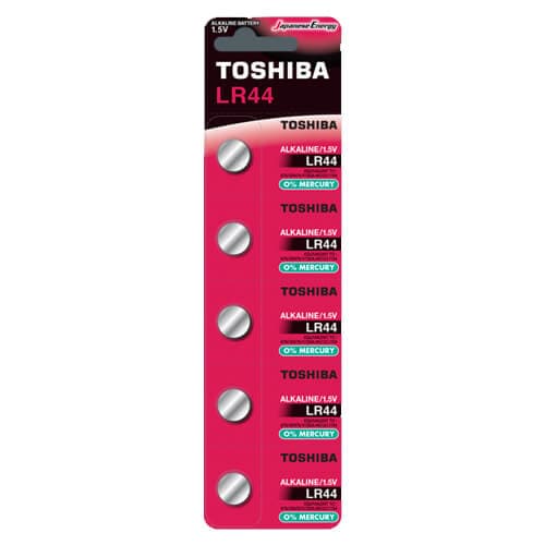 Μπαταρία Toshiba Lr44 5τεμ. Με Φόρο 0,02€ Μπαταρίες