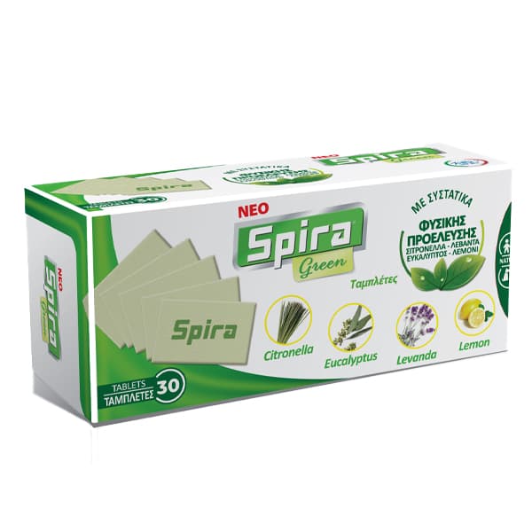 Ταμπλέτες Spira Green Οικολογικό Εντομοαπωθητικά