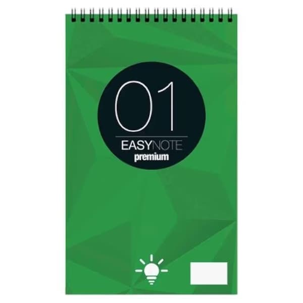 Μπλοκ Σπιράλ Easy Note Λευκό Μπλοκ Σπιράλ