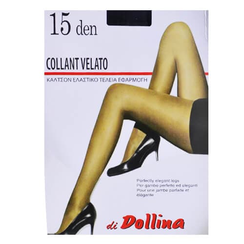 Καλσόν Lycra Velato 15den Dollina Νο4 Καλσόν