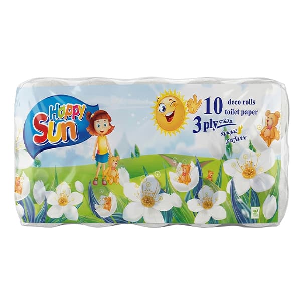 Χαρτί Υγείας Μπλε Happy Sun Χαρτί Υγείας