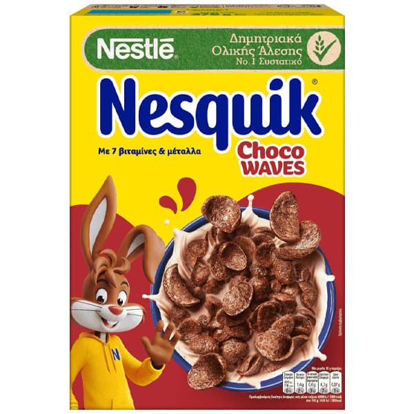 Δημητριακά Nesquik Choco Waves Nestle Δημητριακά