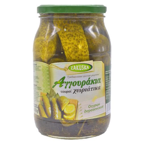 Χωριάτικα Αγγουράκια Τουρσί Τρόφιμα