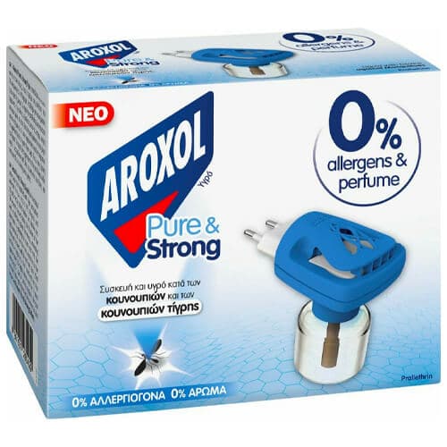 Aroxol Συσκευή Υγρό Pure Strong Εντομοαπωθητικό