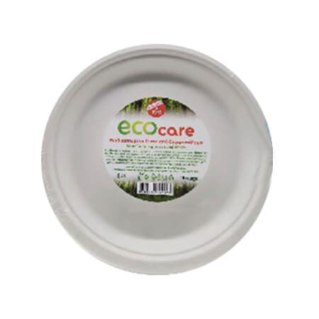 Πιάτα Ζαχαροκάλαμο Μεγάλα Ecocare Βιοδιασπώμενα