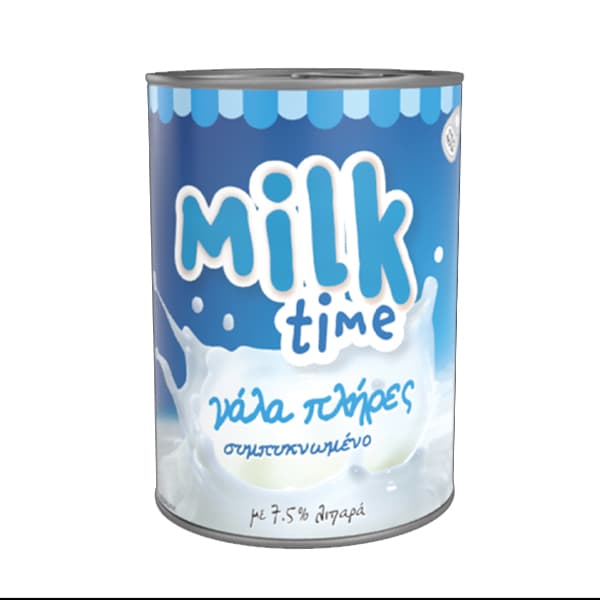 Γάλα Εβαπορέ Πλήρες Milk Time Γάλα