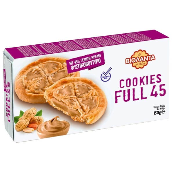 Cookies Φυστικοβούτυρο Βιολάντα Μπισκότα