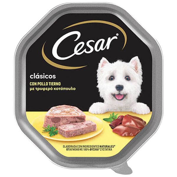Σκυλοτροφή Κοτόπουλο Cesar Σκυλοτροφές