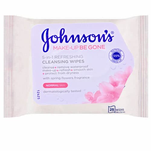 Μαντηλάκια Καθαρισμού Johnsons Καθαρισμού Προσώπου