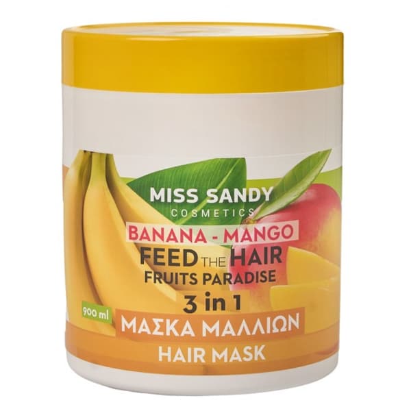 Μάσκα Μαλλιών Banana-Mango Miss Sandy Μάσκες Μαλλιών