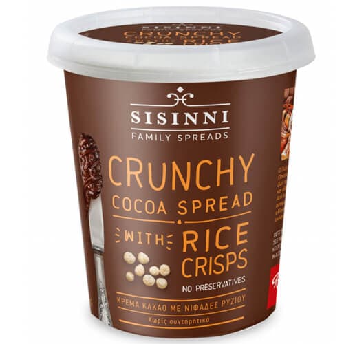 Κρέμα Κακάο Crunchy Sisinni Πραλίνα