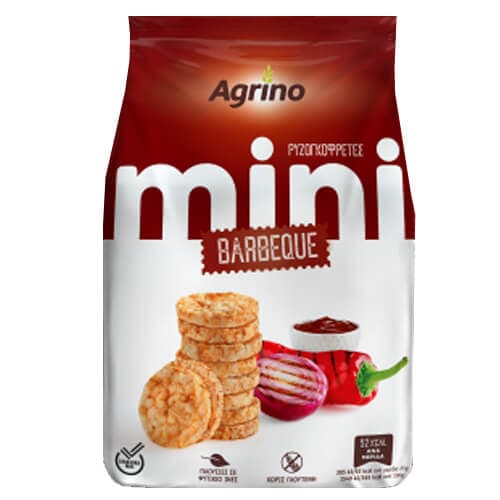 Ρυζογκοφρέτες Mini Bbq Agrino Ρυζογκοφρέτες