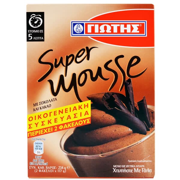 Μίγμα Mousse Super Σοκολάτα Γιώτης Επιδόρπιο